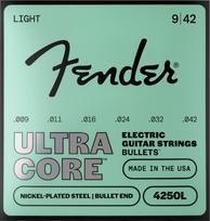 Fender Ultracore™ Bullets™ 4250L kitaran kielet, nikkelöity teräs, Bullet-pää .009–.042 (073-3250-503)English: Ultracore™ Bullets™ 4250L guitar strings, nickel