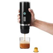 3-in-1 Nešiojamas itališkas espreso kavos aparatas Greitas įkrovimas Tinka Nespresso Dolce Gust kapsulėms/milteliams Automobiliui ir namams Stovyklavimui Kelionėms China Mainland black