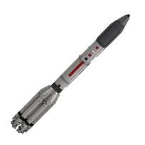 MOC Proton M Rocket Building Blocks 1:110 Saturn V scale Heavy Launch Vehicle Rocket Artificial Universe Bricks Gifts Juguetes gray