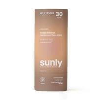Attitude Tinted Mineral Sunscreen Face Stick SPF 30 20 ml Apsauginė priemonė nuo saulės