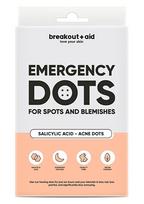 Breakout+aid Acne patches with salicylic acid Emergency Dots 72 pcs