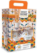 Sweet Home Collection Gift set of aroma diffuser with candle Navelina Orange