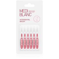 MEDIBLANC Interdental brush I-shaped 0.4 mm pink 6 pcs Tarpdančių šepetėlis