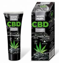 White Pearl CBD Charcoal Whitening Toothpaste 75 ml Dantų pasta