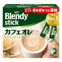 AGF Blendy Stick Cafe Au Lait 24 Sticks Coffee