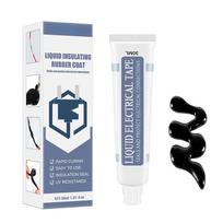 30 ml skystos izoliacinės juostos remonto gumos elektros laidų kabelio danga Fix Line klijai juoda