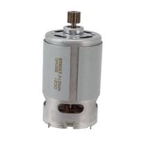 21V DC Motor Silver Dual Shaft Motor Durable Mini Electric Motor