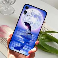 iPhone 12 dėklams A2403 Matinis minkštas silikonas TPU telefono dangteliai iPhone 12 mini telefonams Gyvūnų raštas Coque Bamperis A2399 Fundas For iPhone 12 mini white