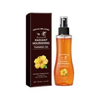 Bronzing Oil, Body Moisturizing Oil, Oil For Enhancing And Darkening, Oil For Even Darkening And Hair Care,120ml balta