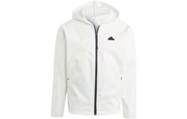 Adidas CITY ESCAPE Full Zip Hoodie Jackets & Coats Men's Jade White IA3091 XL beige