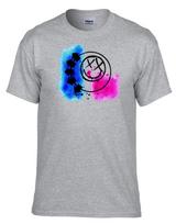 Blink 182 - BIG SMILE Punk Rules Rock Musik Grau Kinder T-Shirt -131_GR-Kids M gray
