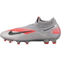 Nike Phantom Vision 2 Elite Df Fg Metallic Grey Crimson CD4161-906 43