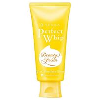 Senka Perfect Whip Vitamin C Poreless Glow Cleansing Foam, 100g, 1 pcs yellow