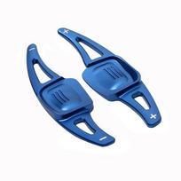 Car Steering Wheel Extension Shifter For Volkswagen Golf7.5 MK7 Golf8 MK8 VW POLO MK6 Touareg Aluminum DSG Gear Shift mėlyna