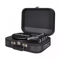AIWA VPX-1951/TN Belt Drive Patefonas su Bluetooth 5.0, USB Įrašymu, Įmontuotais Garsiakalbiais, 33/45/78 aps/min