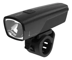 ANSMANN 1600-0524 LED priekinis dviračio žibintas, 50 lx, 2600 mAh, 2 W, juodas