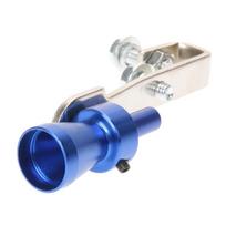 Universal Sound Simulator Car Turbo Whistle Exhaust Pipe Muffler Blow Off Car Styling Tuning Mufflers Vehicle Refit Device mėlyna