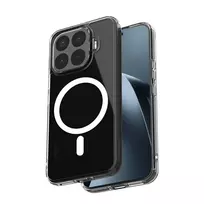 Crong Hybrid Clear Magnetic MagSafe dėklas, skirtas Xiaomi 17T 5G, permatomas
