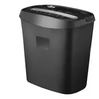Deli E9947 Skersinio pjovimo popieriaus smulkintuvas, 10 lapų talpa, 18L krepšelis, juodas