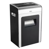 DELI E9917EU kryžminio pjovimo popieriaus smulkintuvas, 10 lapų, 20 l, juodas