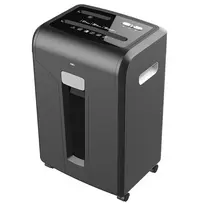 Deli E14400 kryžminio pjovimo popieriaus smulkintuvas, 12 lapų, 23 l, juodas