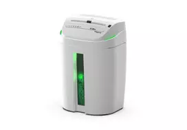 KOBRA Hybrid S6 kryžminio pjovimo popieriaus smulkintuvas, 6 lapai, 20L, juodas/sidabrinis
