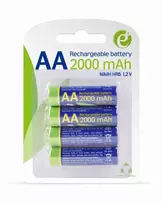 GEMBIRD EnerGenie Įkraunamos AA Baterijos 2000 mAh 4 vnt. Blisteryje