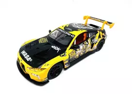 PULIO 1:24 BMW M4 GT3 liejinio modelio automobilis su šviesos ir garso efektais, atgaline trauka ir atidaromomis durimis