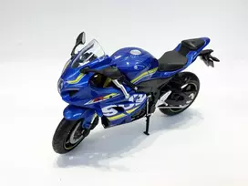 PULIO MSZ 1/12 Suzuki GSX-R1000 mėlynas liejamo modelio motociklas
