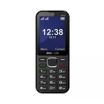 MAXCOM MM282 4G Dual SIM telefonas su 2,8 colio ekranu, KaiOS, 1400 mAh baterija, USB-C, Bluetooth 5.1, Wi-Fi Hotspot, 2 MP kamera, FM radiju, juodas