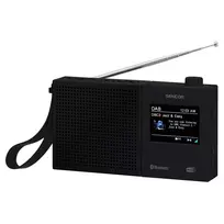 SENCOR SRD 7790B DAB+ radijas su FM, Bluetooth, USB, 2,4 colio LCD ekranu, įkraunama baterija