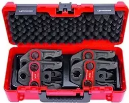 Rothenberger presavimo žnyplių komplektas Standard SV 15 - 18 - 22 - 28 mm 015060X