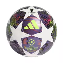 adidas UCL 25/26 Final Pro Sala futsalo kamuolys violetinė/balta
