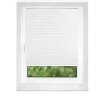 Pearl 100x170 baltos plisuotos žaliuzės su termo danga