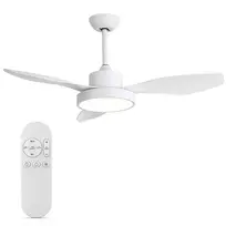 Extralink Aero Breeze 47 119 cm išmanus WiFi lubų ventiliatorius, baltas, valdymas programėle