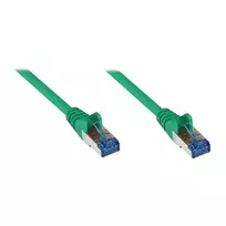GoodConnections Cat.6A S/FTP jungiamasis kabelis su apsauga nuo užrakto lūžimo, PiMF, LSZH, 500 MHz, žalias, 7,5 m (8060-H075G)