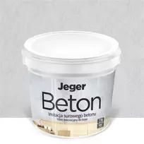 Jeger dekoratyvinis tinkas Betono efektas Como 7 kg – vandens pagrindo vidaus sienų danga
