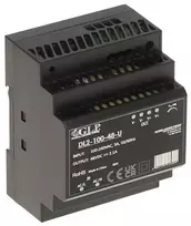 GLP perjungiamasis maitinimo šaltinis DL2-100-48-U | 100,8W 48V DIN bėgio pramoninis PSU