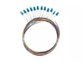 LANBERG Pigtail SM LC/UPC Semi-Tight 9/125 G657A1 12x2m Multicolor