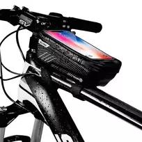 WILDMAN Bike Holder Case M E2 1L juodas - vairuotės telefono dėklas, atsparus purslams, su liečiamu ekranu, 1L talpa