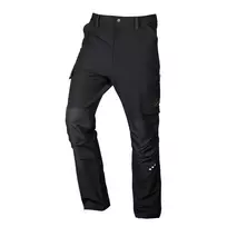 NEO TOOLS Mix&Match 4 krypčių tamprios darbo kelnės, juodos-oranžinės, XL