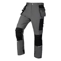 NEO TOOLS Mix&Match 4 krypčių tamprios darbo kelnės su Cordura sutvirtinimu, pilkai juodos, XXL