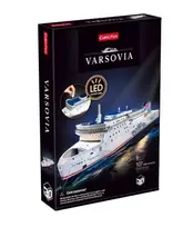 CubicFun 3D dėlionė - MS Prom Varsovia laivo modelis, 150 dalių, 44 cm surinkto ilgio, vidutinio sudėtingumo, nuo 8 metų