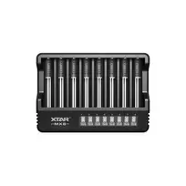 XTAR MX8 USB-C ličio jonų / Ni-MH baterijų įkroviklis, 3.7V/1.5V/1.2V