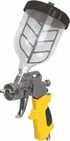STANLEY HVLP gravitacinis purškimo pistoletas su 1,5 mm antgaliu ir maišymo taure, 600 ml