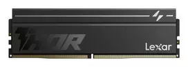 Lexar DDR5 THOR 2.0 32GB (2x16GB) 6000MHz CL40 RGB juodos spalvos darbalaukio atminties rinkinys