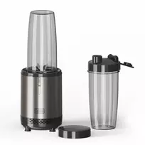 BLACK+DECKER ES9120160B asmeninis blenderis 1000W su 2x 600ml Tritan buteliukais ir kelioniniais dangteliais