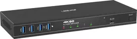 InLine® KVM Switch 4x1, DP 4K/60Hz, USB 3.2 Hub (57885J)