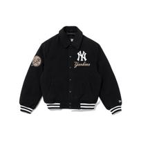 New Era SS23 MLB New York Yankees Animacinių Gyvūnų Rašto Laisva Apykaklė Striukė Unisex Striukė Juoda 13944733 M black