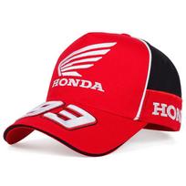 Motociklų lenktynės Honda 93 beisbolo kepuraitė Vyriška ir moteriška Vasaros mada Siuvinėta skrybėlė nuo saulės Lauko sportinė kepurė RB6 red
